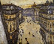 Gustave Caillebotte Look down from sixth floor oil on canvas